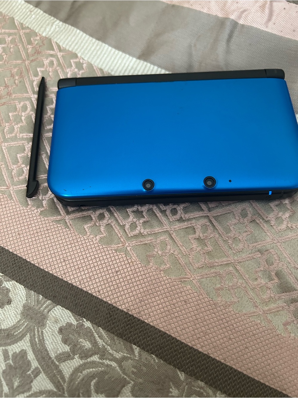 Metallic Blue Nintendo 3DS XL Handheld Console with Stylus